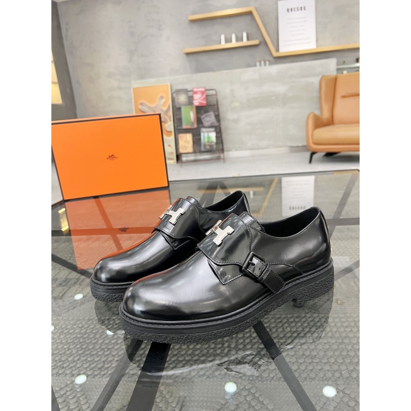 H**mes leather shoes